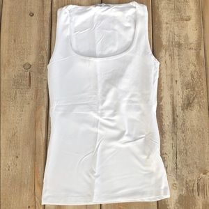 Zara white layering tank